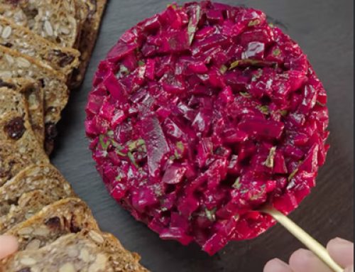 Tartaro de betarraga